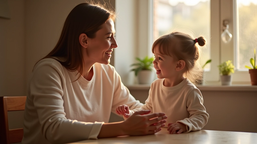 Pai e filho em comunicação positiva e conexão emocional